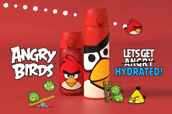 ION8 water bottles and Angry Birds come together to make hydration fun