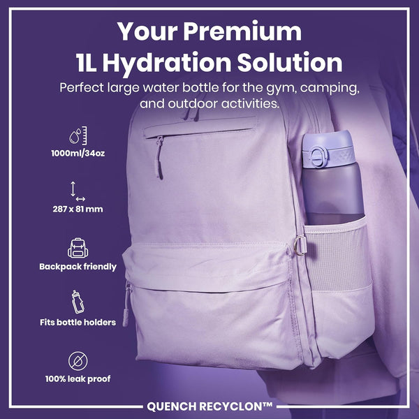 Ion8 Quench 32 oz Bottle Light Purple