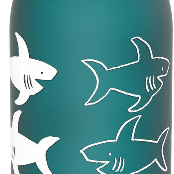 ION8 Recyclon Pod 12oz- Aqua Blue Sharks