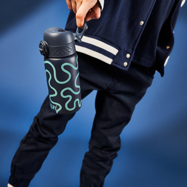 ION8 Pod Insulated Stainless Steel 11oz- Squiggly Lines