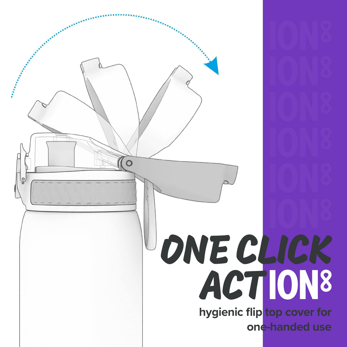 ION8 Recyclon Pod 12oz- Purple Unicorns