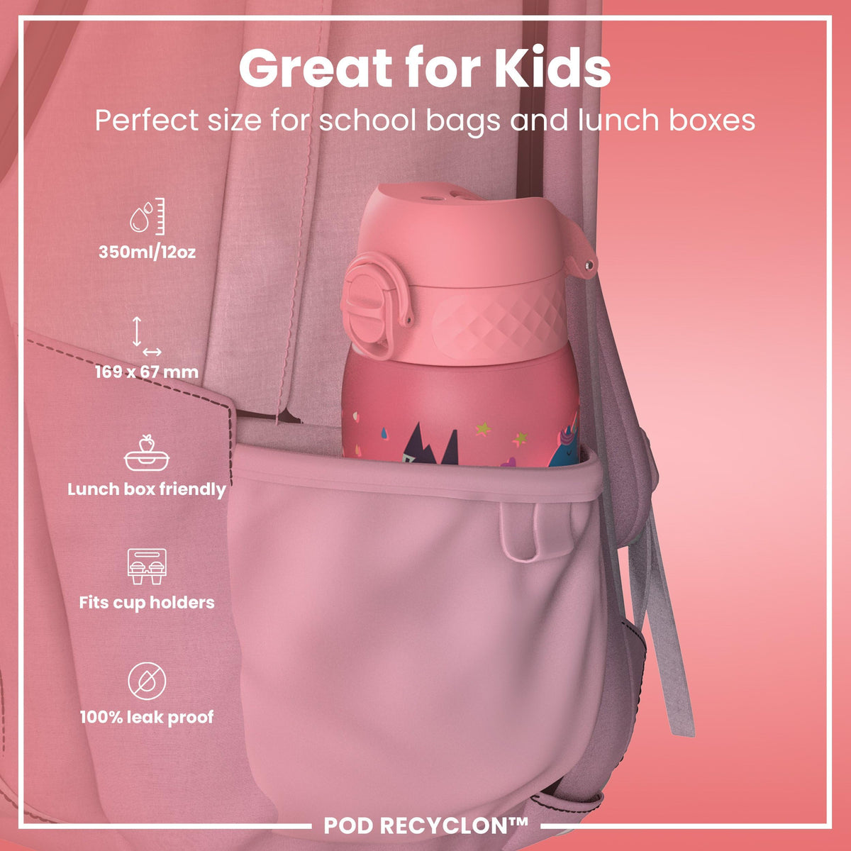 Recyclon Pod 12oz- Unicorns