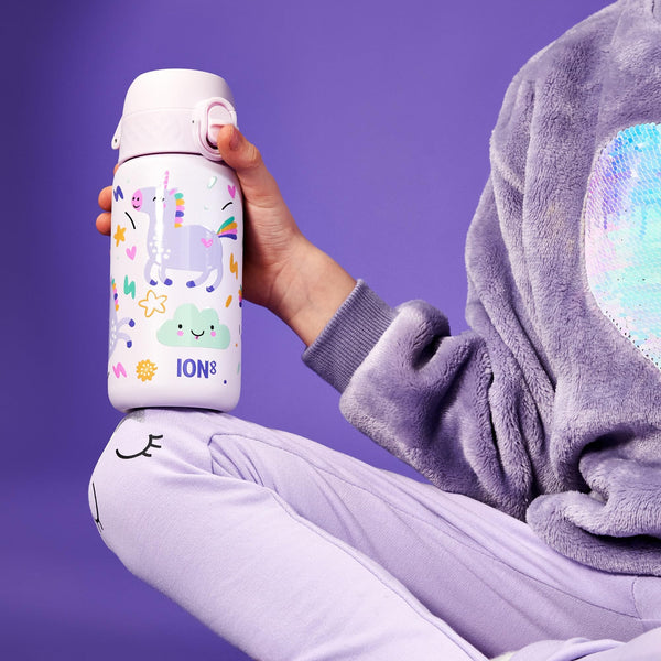 Pod Insulated Stainless Steel 11oz- Unicorns/White Bottle