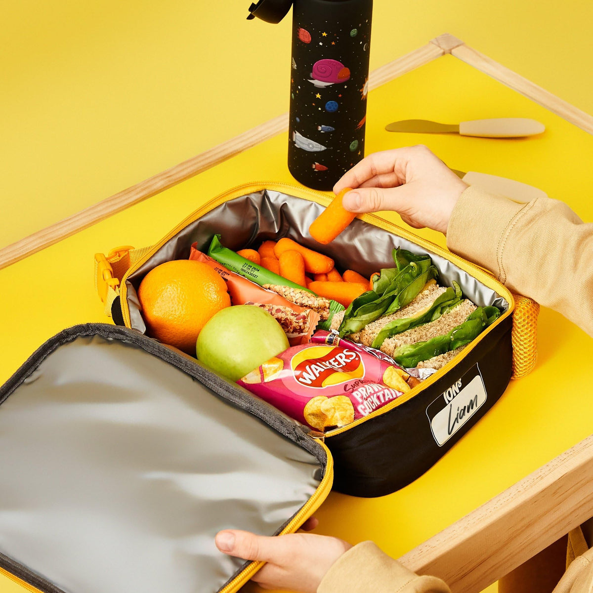 Kids Insulated Lunch Bag- Spaceships