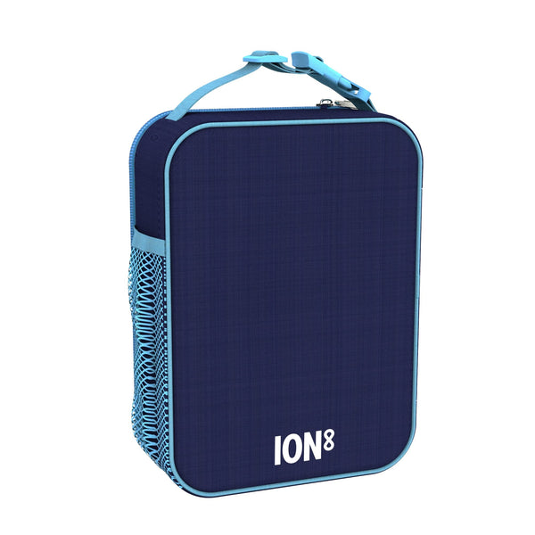 Insulated Lunch Bag- Navy Blue Spots