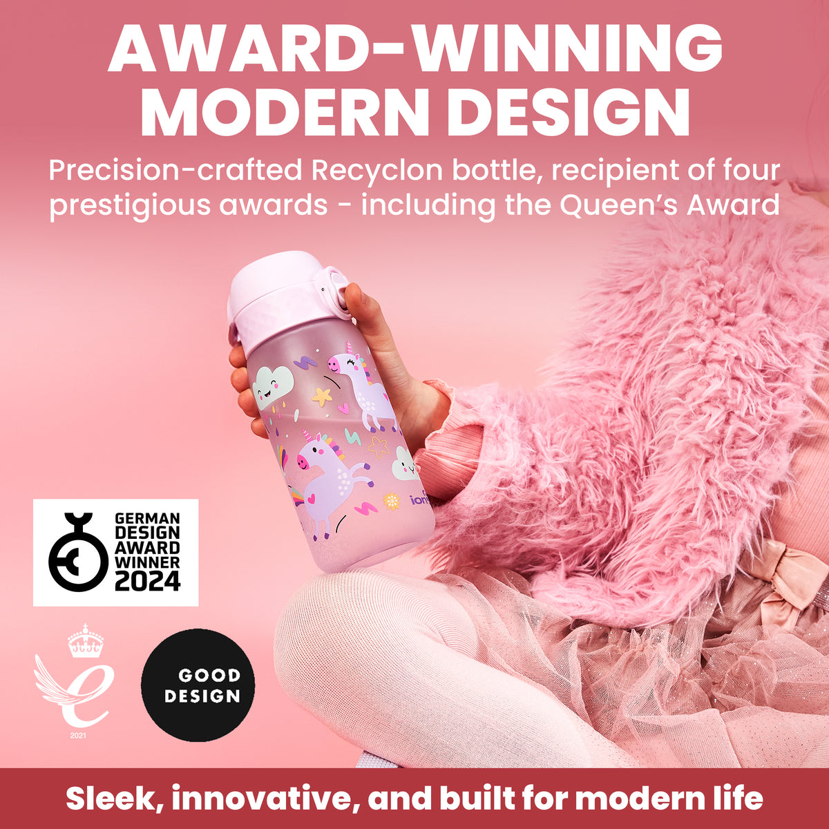 ION8 Recyclon Pod 12oz- Purple Unicorns