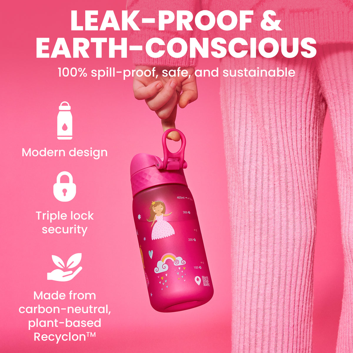 ION8 Recyclon Pod 12oz- Pink Princess