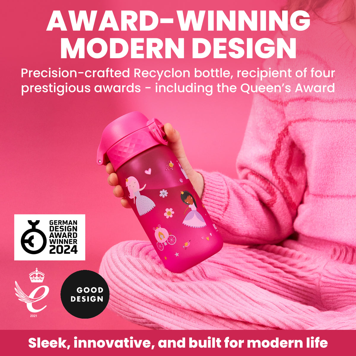 ION8 Recyclon Pod 12oz- Pink Princess