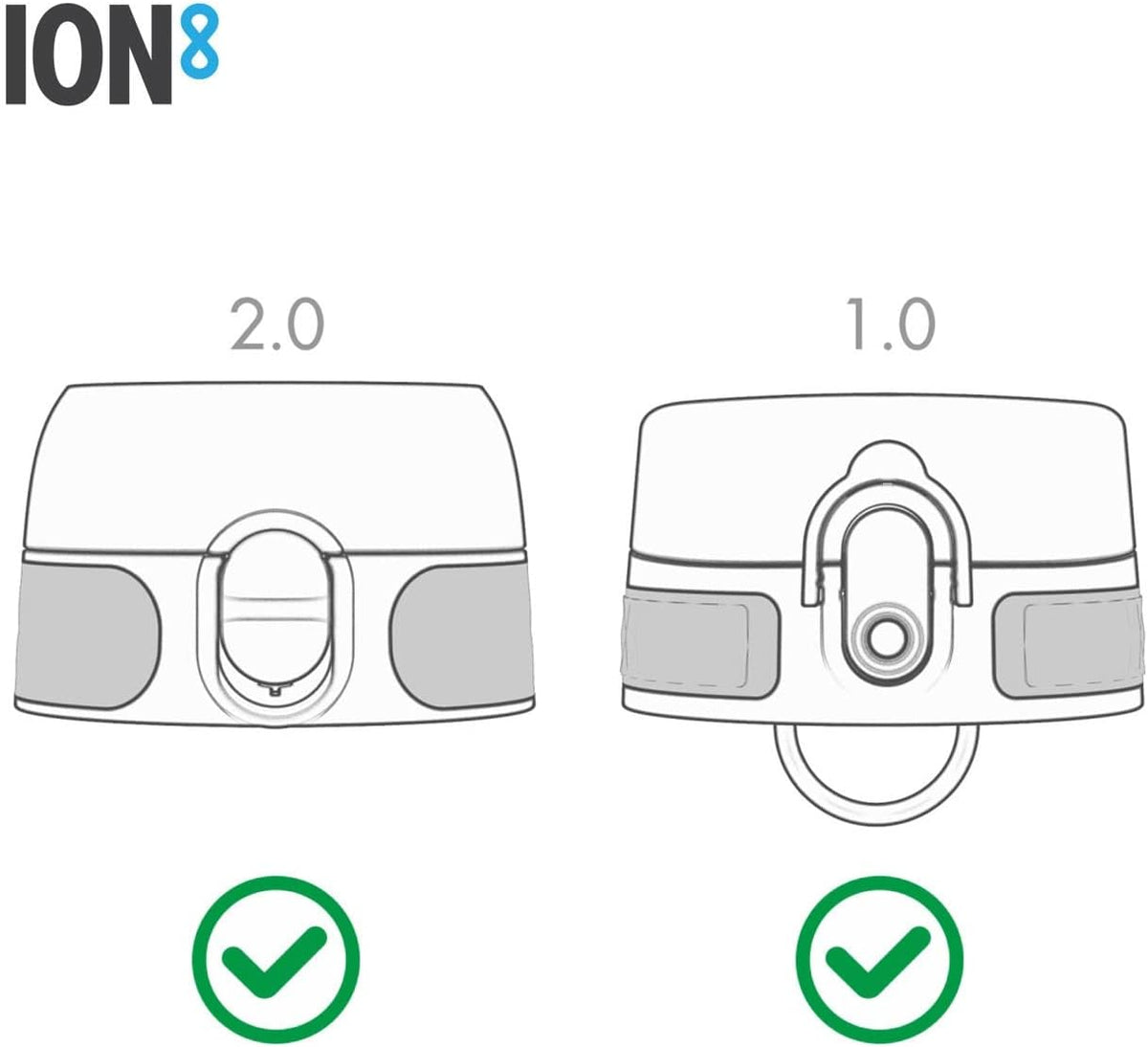 Replacement Water Bottle Seals- 1.0 & 2.0