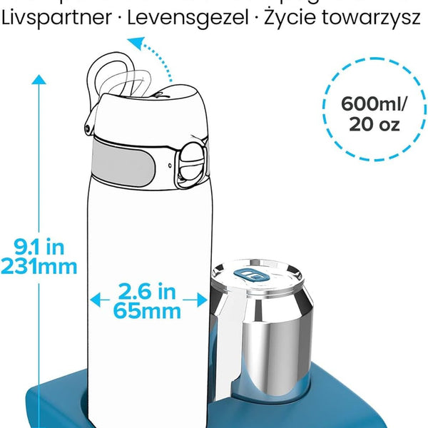 Lightweight Stainless Steel 20oz- Storm Blue