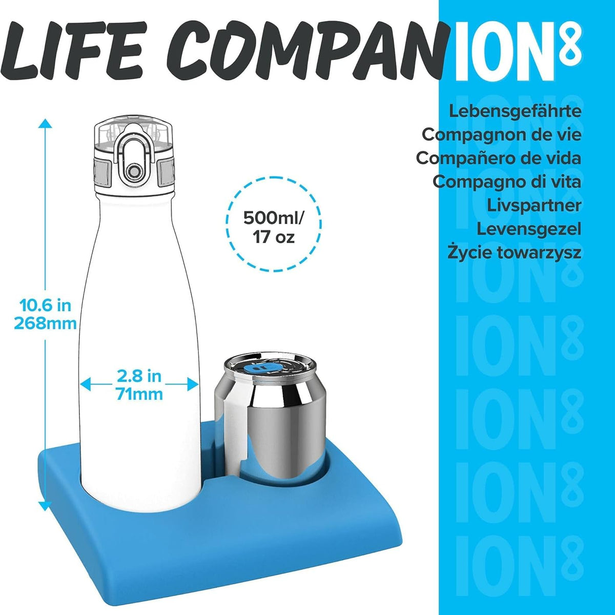 Leak Proof Insulated Stainless Steel 17oz- Sonic Green