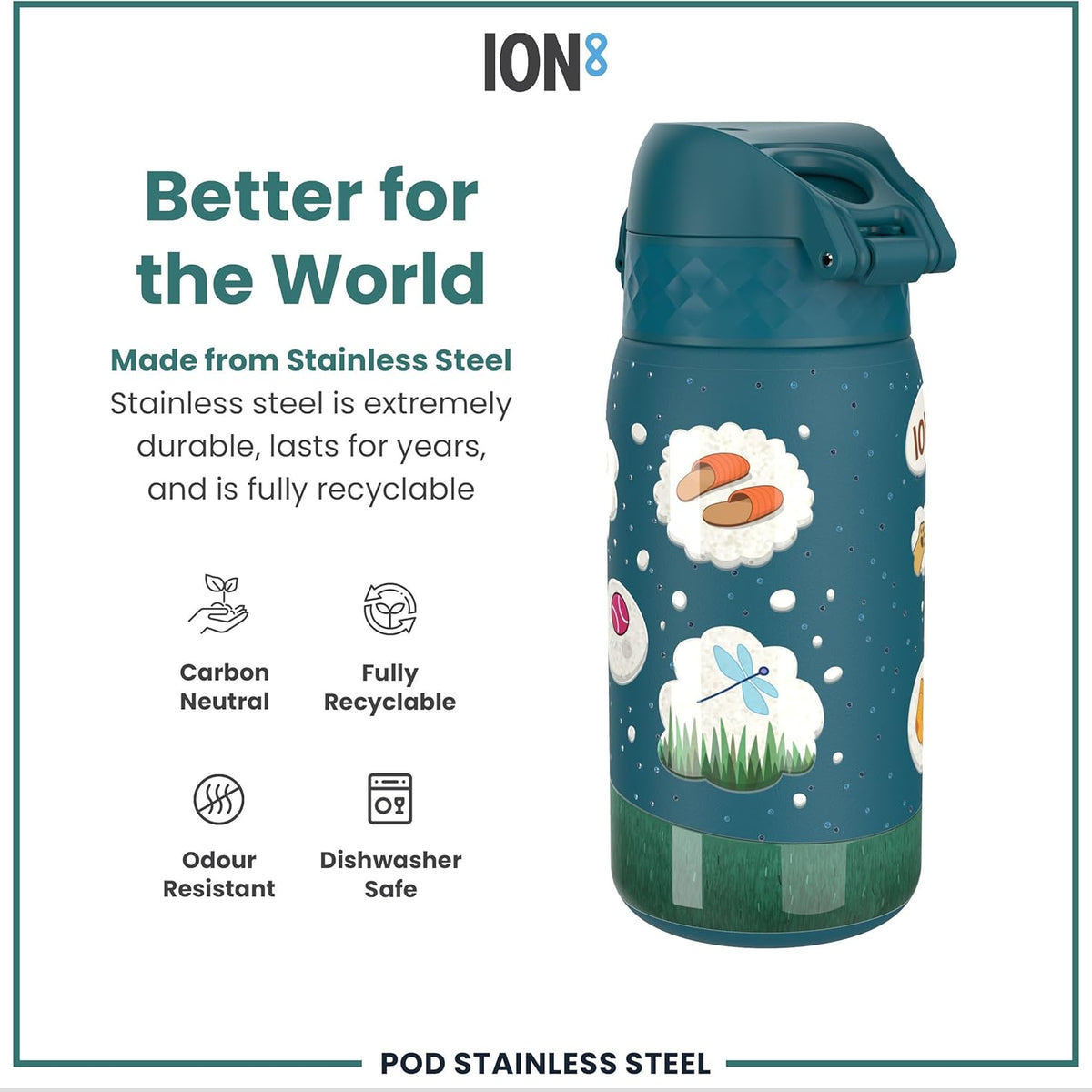Pod Insulated Stainless Steel 13oz- Dog Dreaming