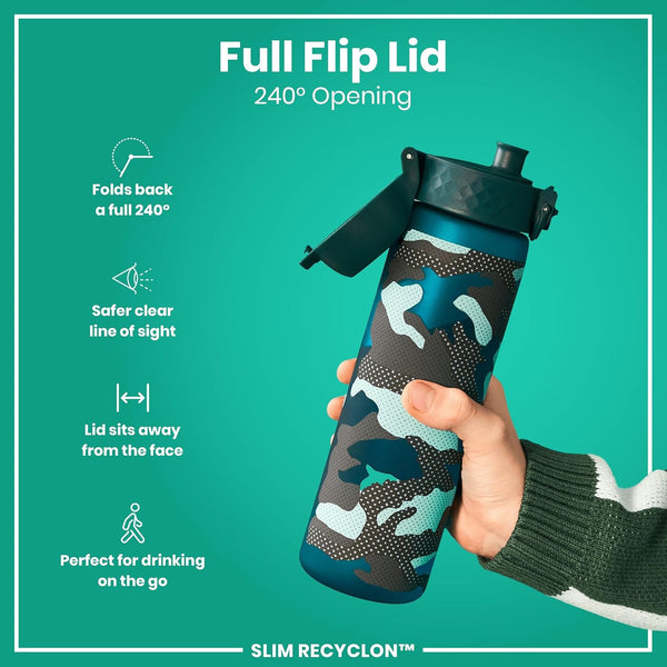 Slim Recyclon 18oz- Green Camo