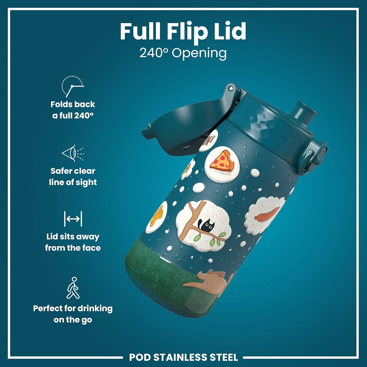 Pod Insulated Stainless Steel 13oz- Dog Dreaming