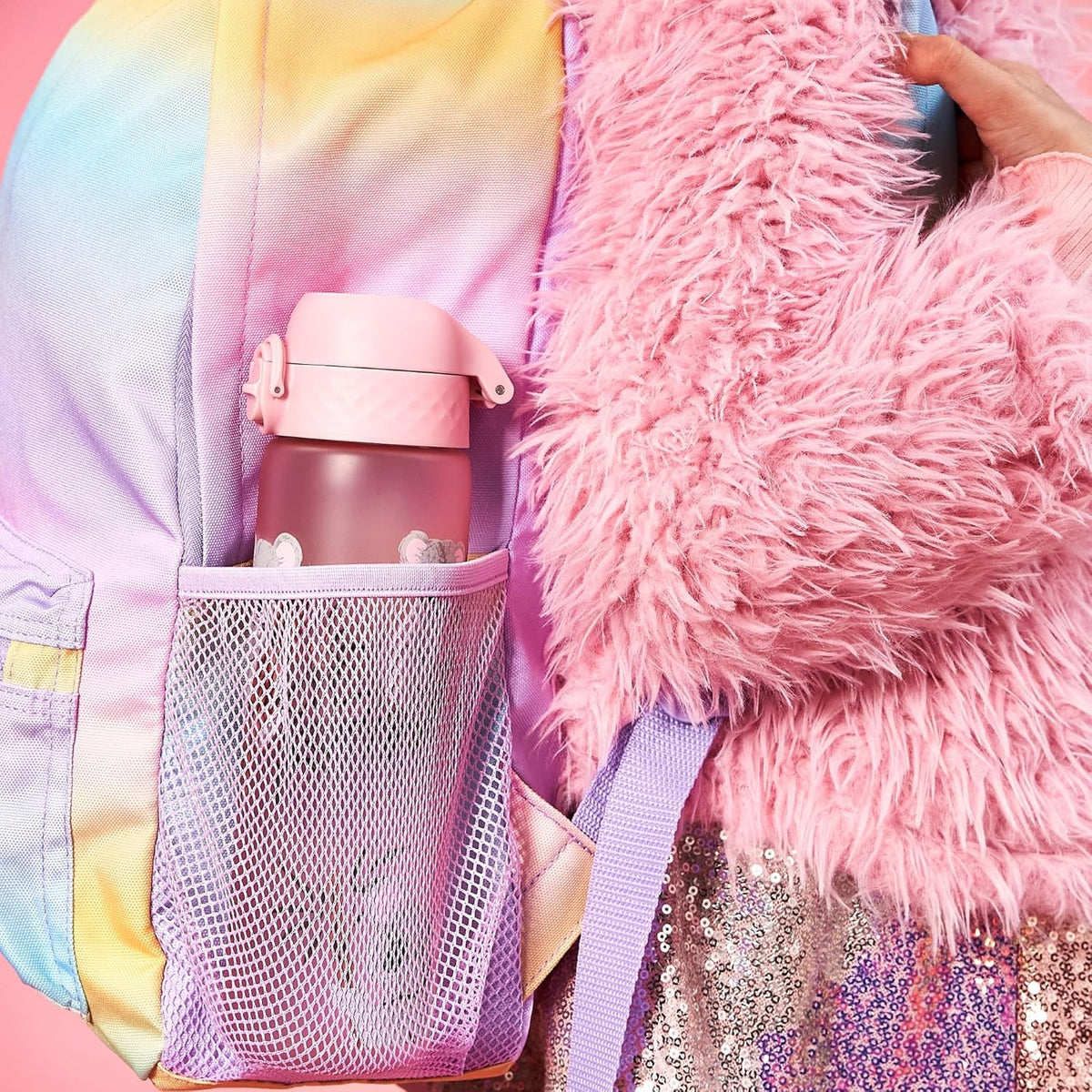 Leak Proof Slim Water Bottle, Recyclon 18oz- Pink Koala