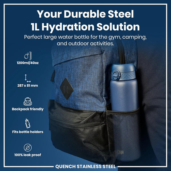 Quench Insulated Stainless Steel 13oz- Ash Navy