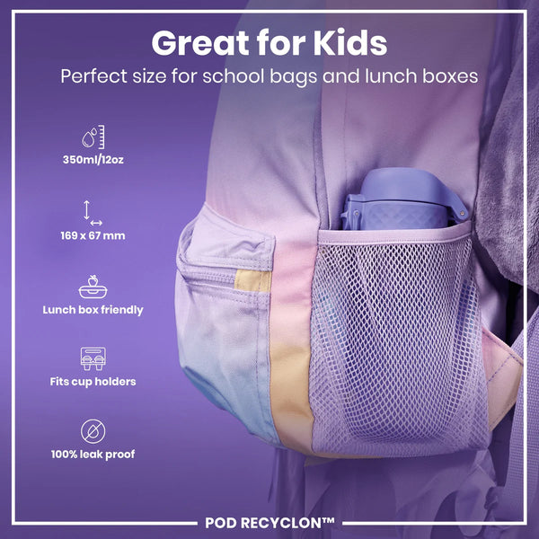 Insulated Stainless Steel Pod 11oz- Light Purple