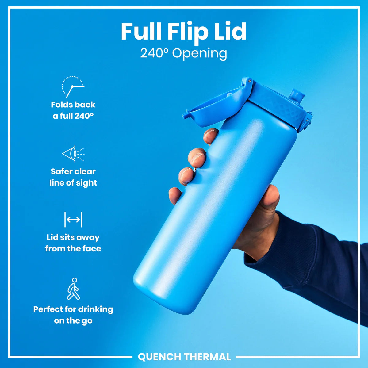 Quench Insulated Stainless Steel 31oz- Blue