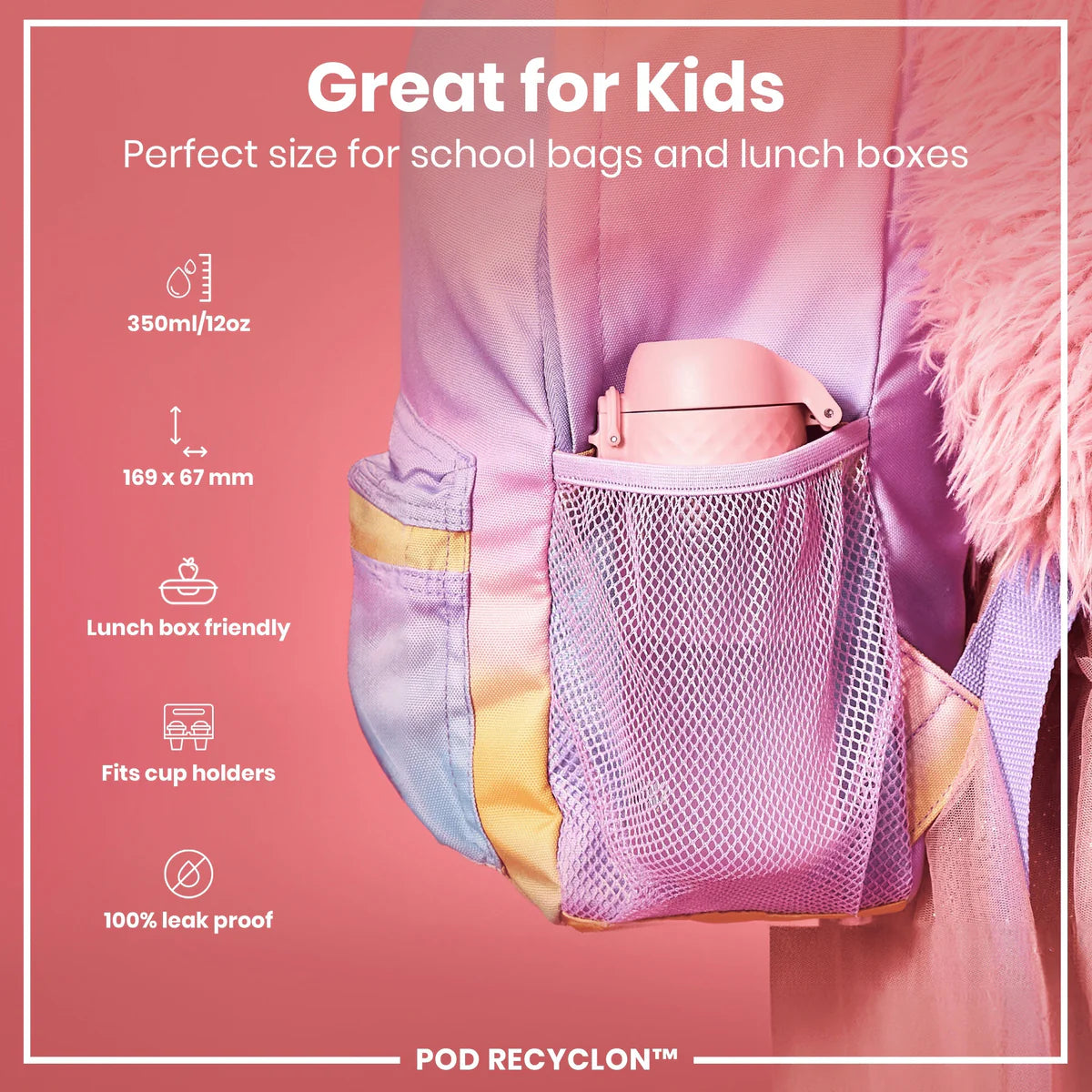 Recyclon 12oz Pod - Rose Pink