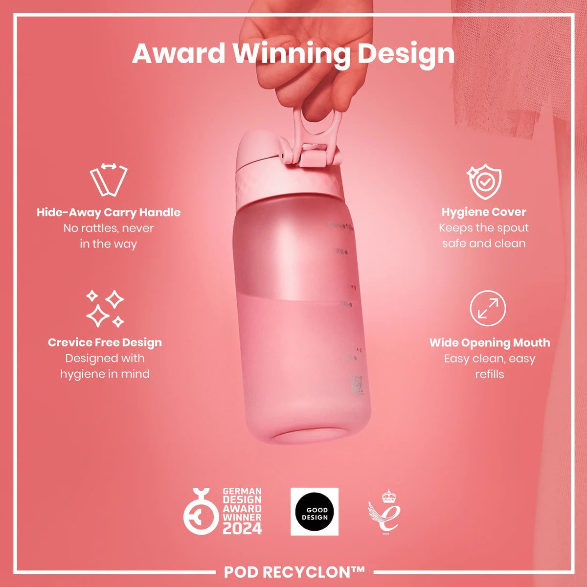 Recyclon 12oz Pod - Rose Pink