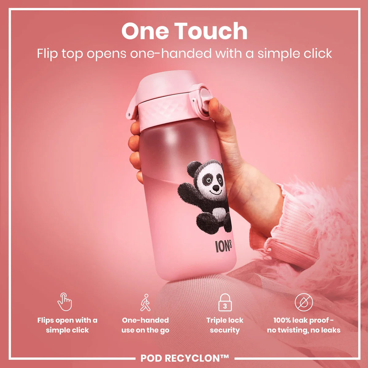 Recyclon Pod 12oz- Pink Panda