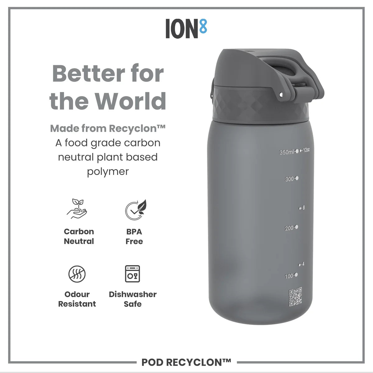 Pod Recyclon 12oz- Grey