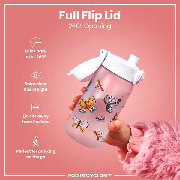 Recyclon Pod 12oz- White Wild Butterfly