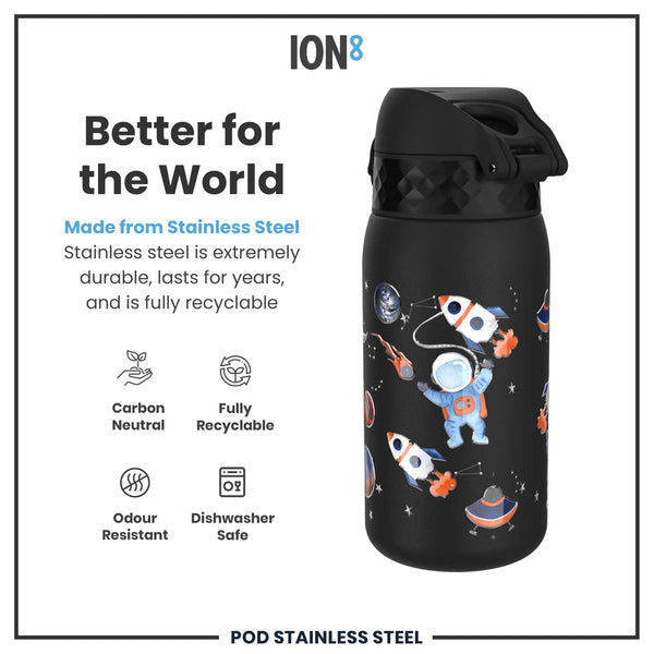Insulated Stainless Steel Pod 13oz- Space Travel
