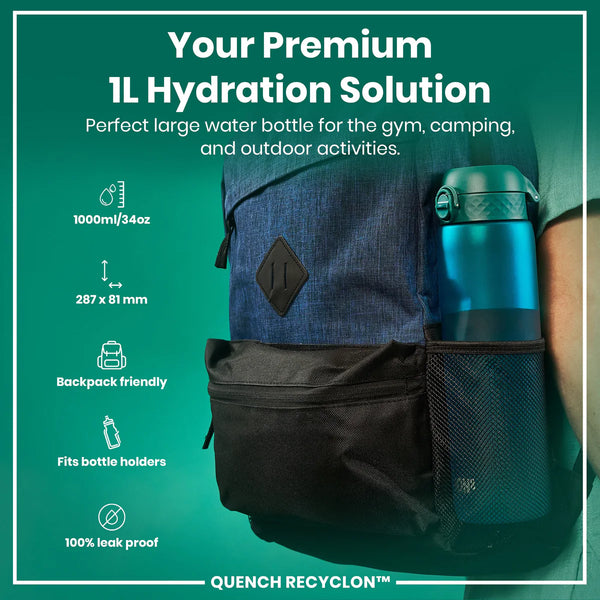 Quench Recyclon 34oz- Aqua Blue
