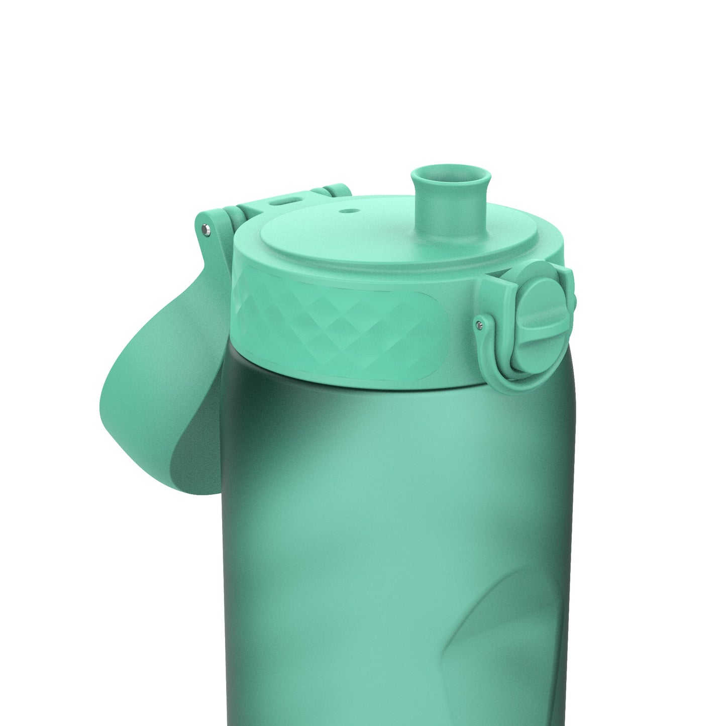 1 litre Water Bottle with Times to Drink, Recyclon™, Motivational Teal, 1L
