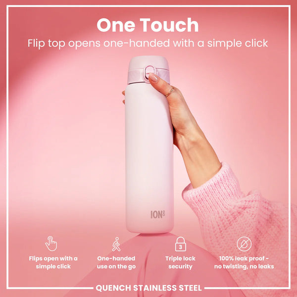 Quench Insulated Stainless Steel 40oz- Lilac Dusk Pink