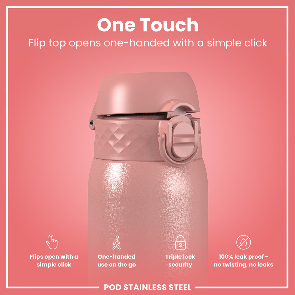 Pod 13oz Lightweight Steel - Ash Rose