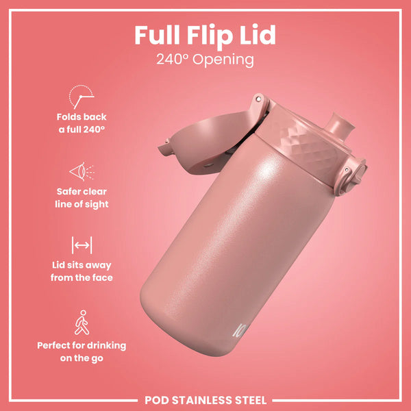 Insulated Stainless Steel 13oz Pod - Ash Rose Pink