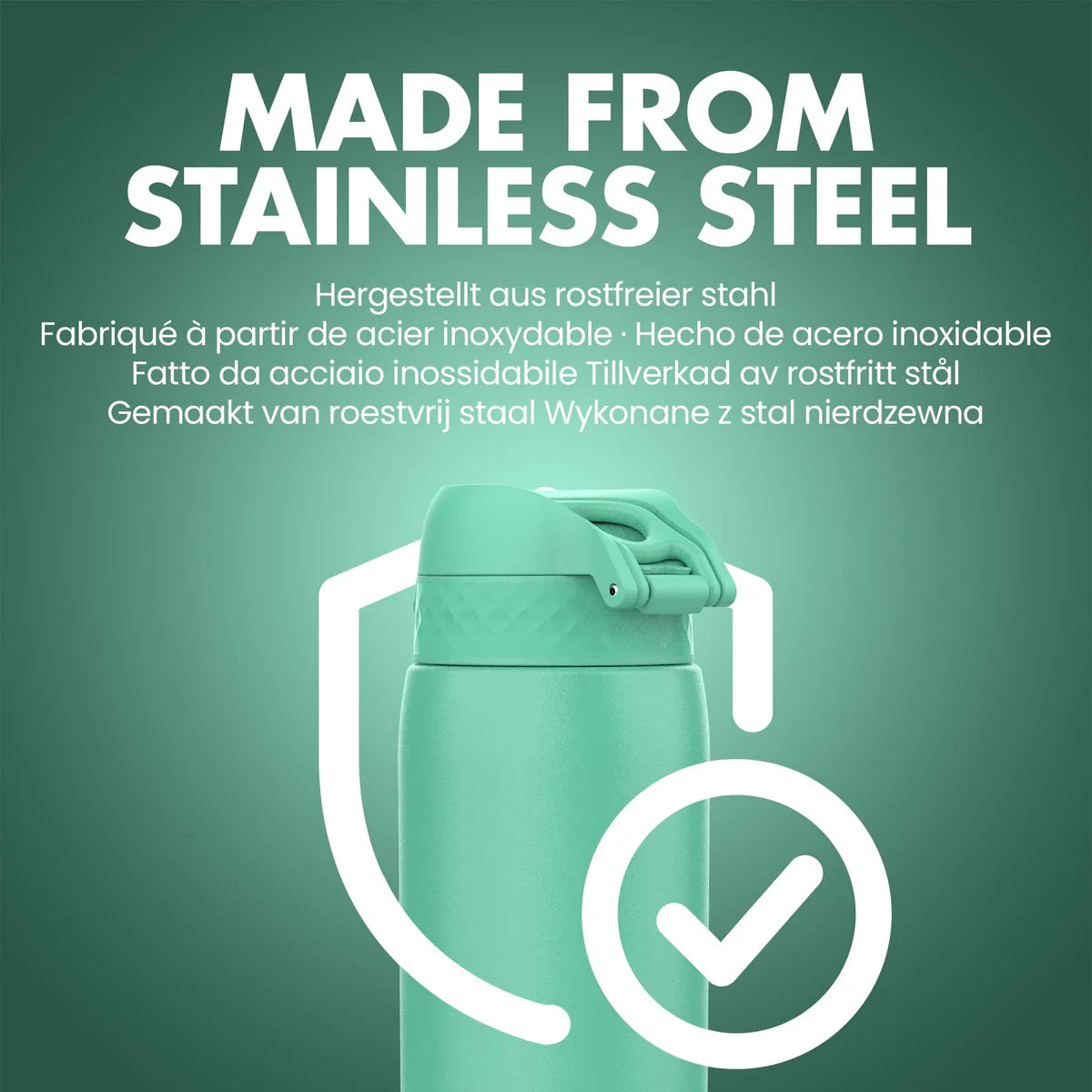 Quench Insulated Stainless Steel 40oz- Teal Green