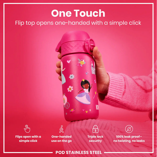 Insulated Stainless Steel 13oz Pod - Pink Princess