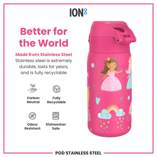 Insulated Stainless Steel 13oz Pod - Pink Princess
