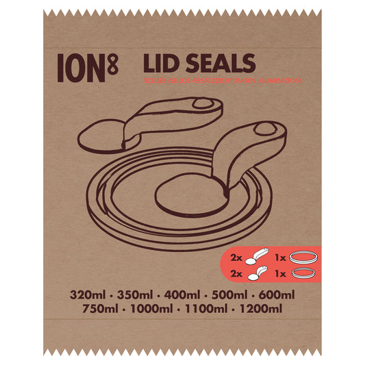 ION8 Leak Proof Water Bottle Accessory, Replacement Seals New Style