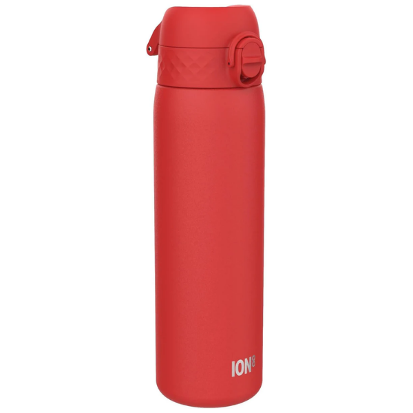 ION8 Leak Proof Slim Lightweight Stainless Steel 20oz- Red