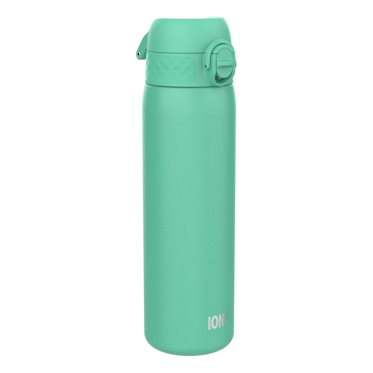 Ion8 Small Water Bottle, Pod 350 ml/12 oz, Leak Proof, Recyclon  Easy to Open, Secure Lock, Dishwasher Safe, BPA Free, Carry Handle, Hygienic Flip Cover, Easy Clean, Odor Free, Carbon Neutral, Aqua Blue