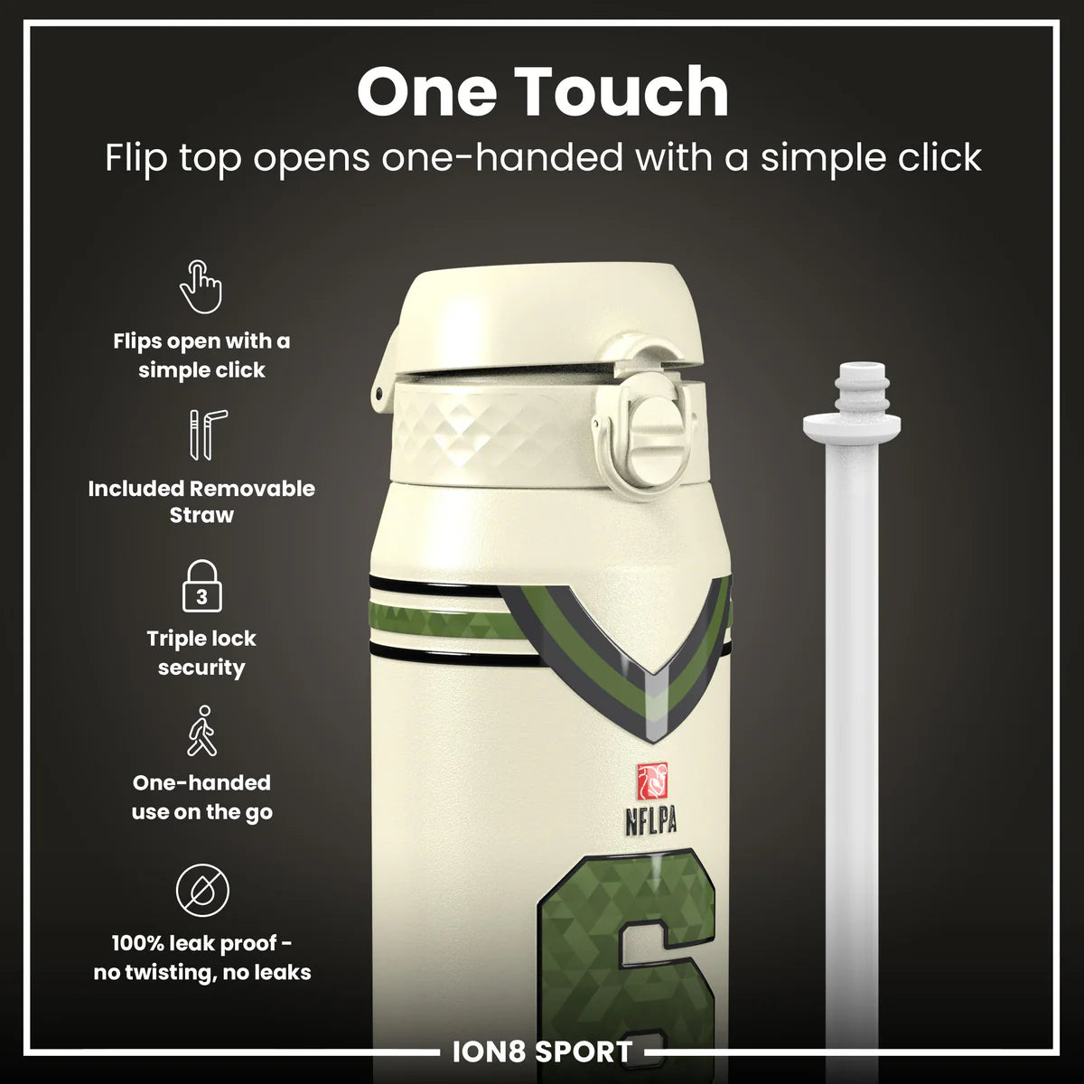 NFL x ION8 - Baker Mayfield Insulated Water Bottle - 750ml