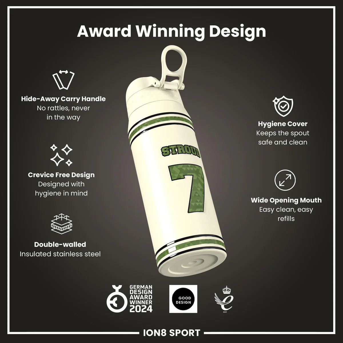 NFL x ION8 - CJ Stroud Insulated Water Bottle - 750ml