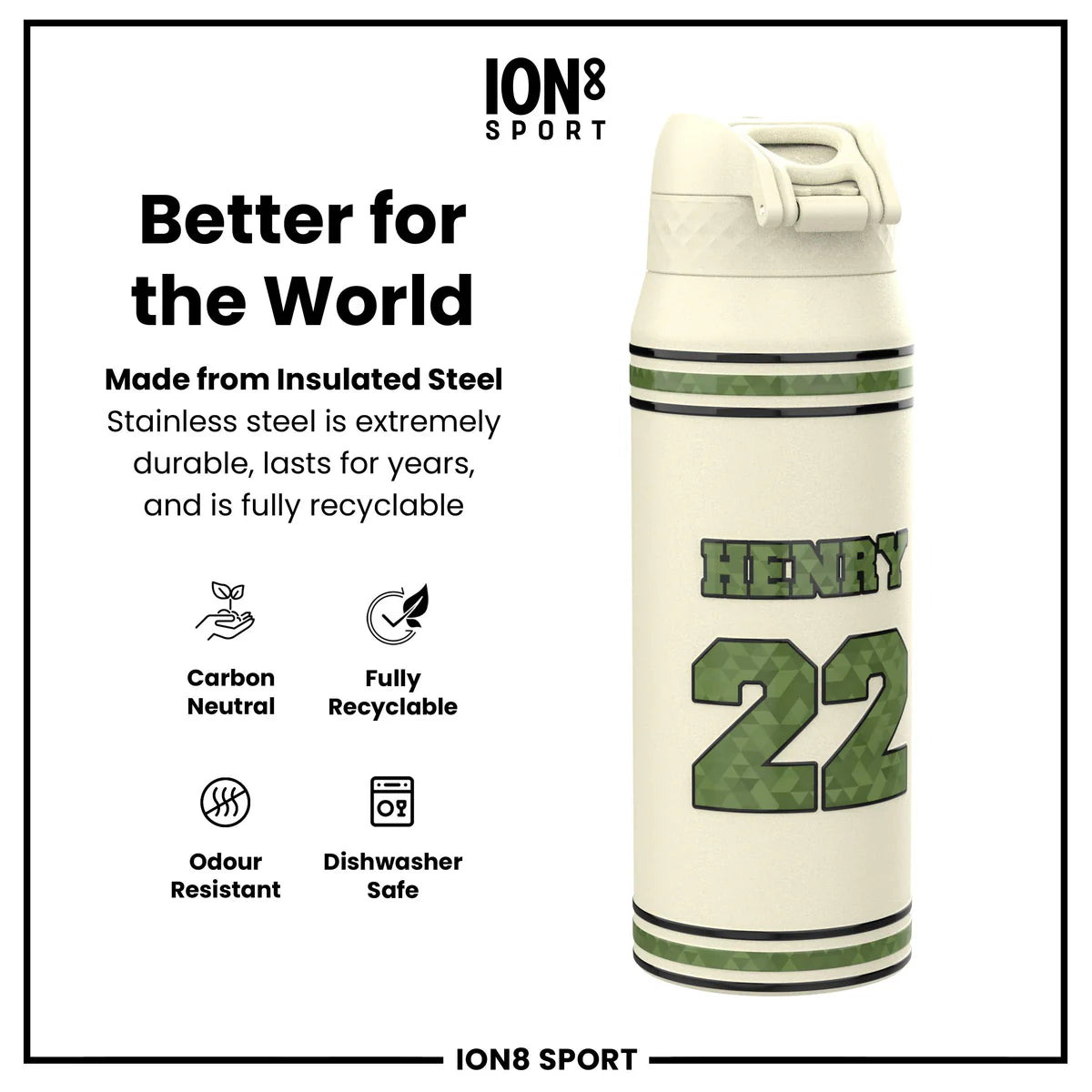 NFL x ION8 - Derrick Henry Insulated Water Bottle - 750ml