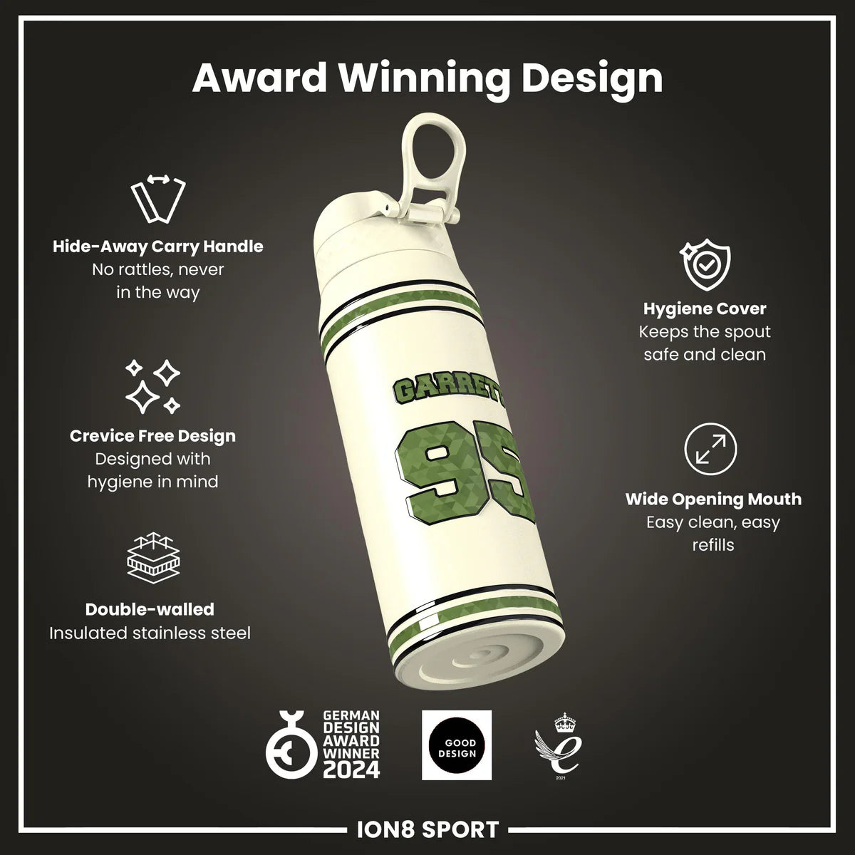 NFL x ION8 - Myles Garrett Insulated Water Bottle - 750ml