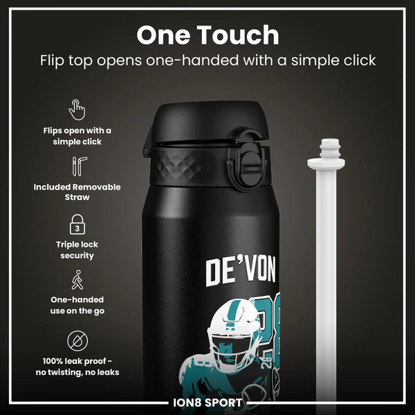 NFL x ION8 - De'Von Achane Insulated Water Bottle - 750ml