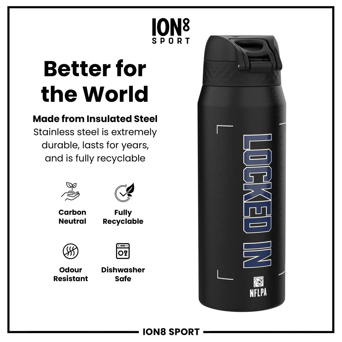 NFL x ION8 - Dak Prescott Insulated Water Bottle - 750ml