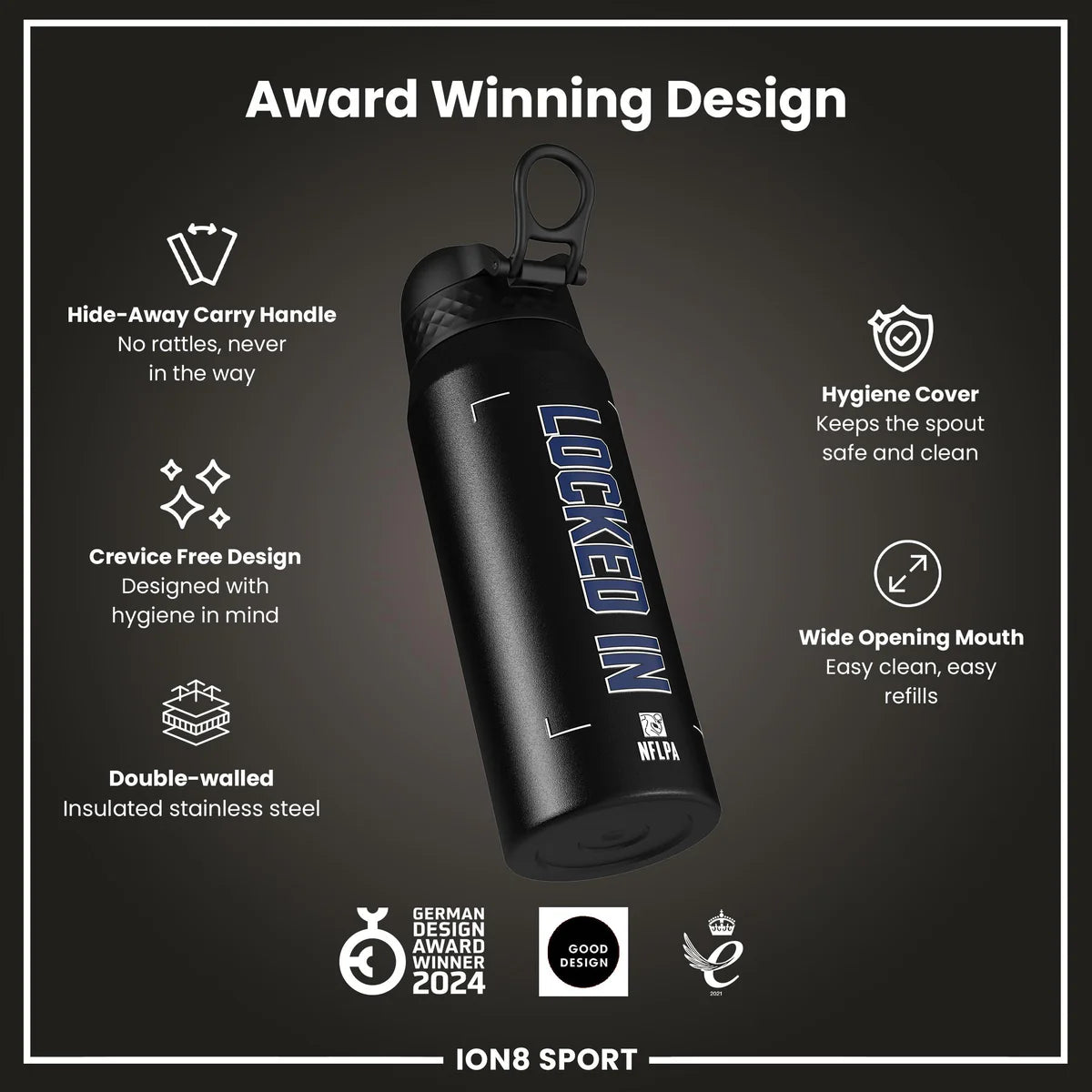 NFL x ION8 - Dak Prescott Insulated Water Bottle - 750ml