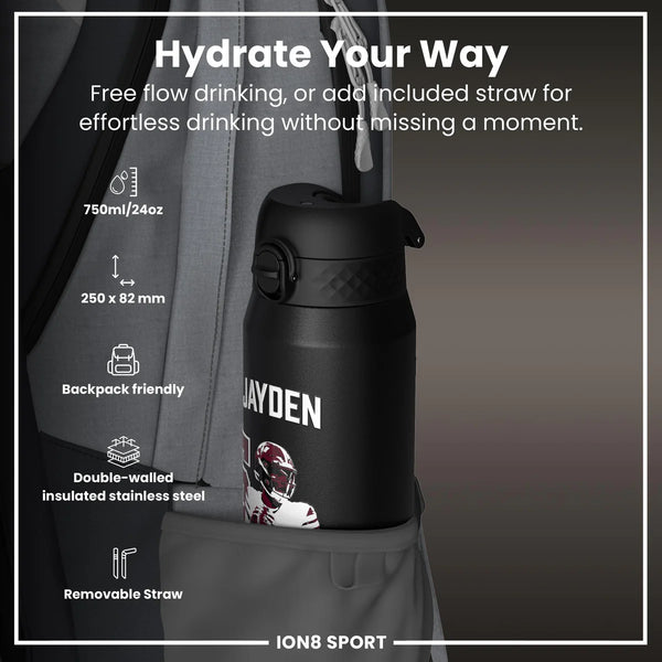NFL x ION8 - Jayden Daniels Insulated Water Bottle - 750ml