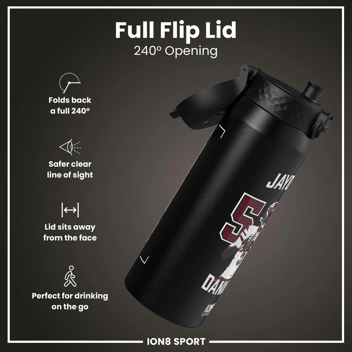 NFL x ION8 - Jayden Daniels Insulated Water Bottle - 750ml