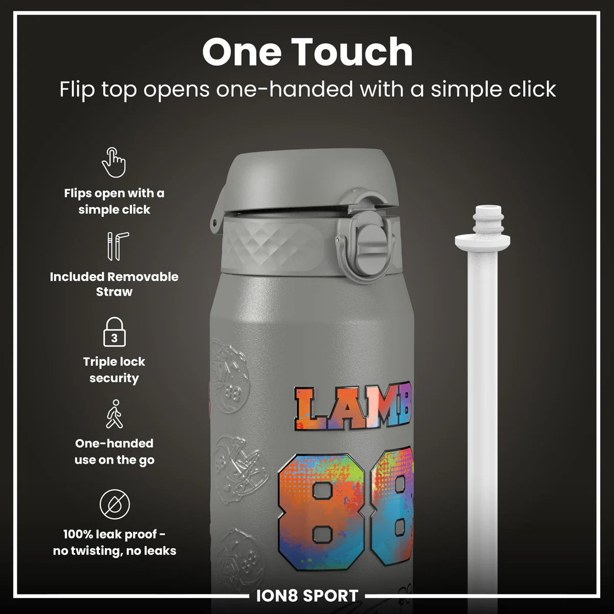 NFL x ION8 - Ceedee Lamb Insulated Water Bottle - 750ml