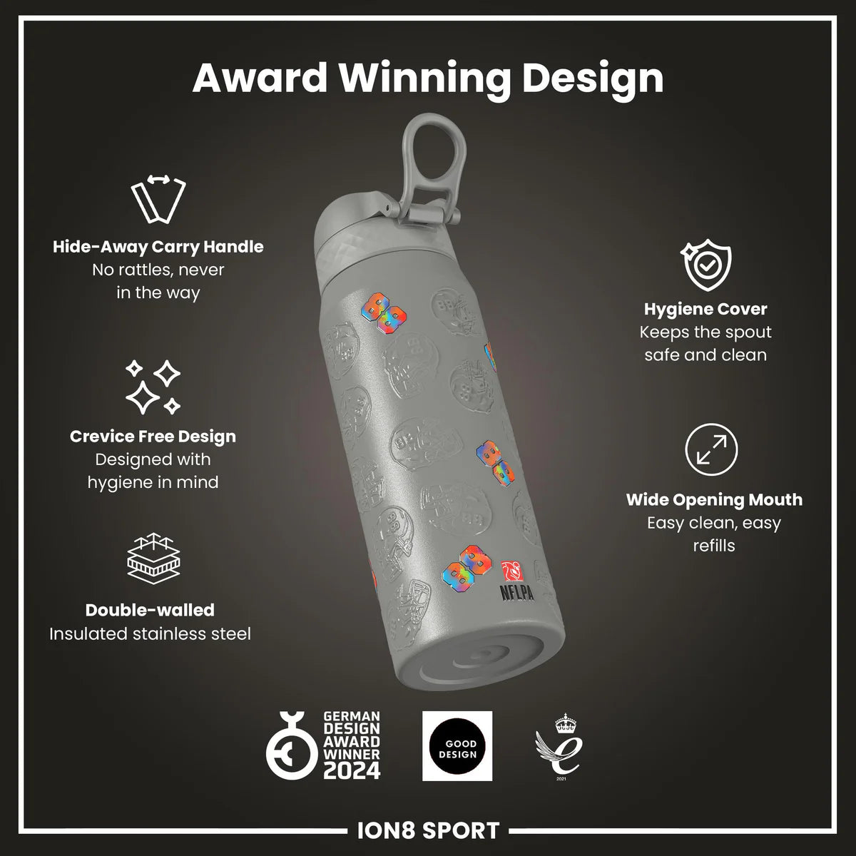 NFL x ION8 - Ceedee Lamb Insulated Water Bottle - 750ml